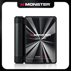 Monster Ear Buds - Headphones Bluetooth with Dual-Fold Design, Noise Isolation - 145H Playtime Wireless Earbuds Bluetooth 6.0, IPX5 Waterproof & Sweatproof Wireless Headphones, Headset Ideal Traveling Gadgets & Electronic Gifts for Men and Women