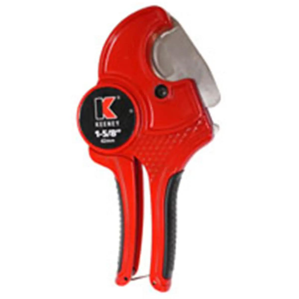 Plumb Pak 1.62 in. Ratcheting PVC Pipe Cutter - 1-Hand Operation with Tap Release, Ratcheting Action for PE, Poly, CPVC Pipes, 0.99 lbs Power Tool for Home Straight Cuts