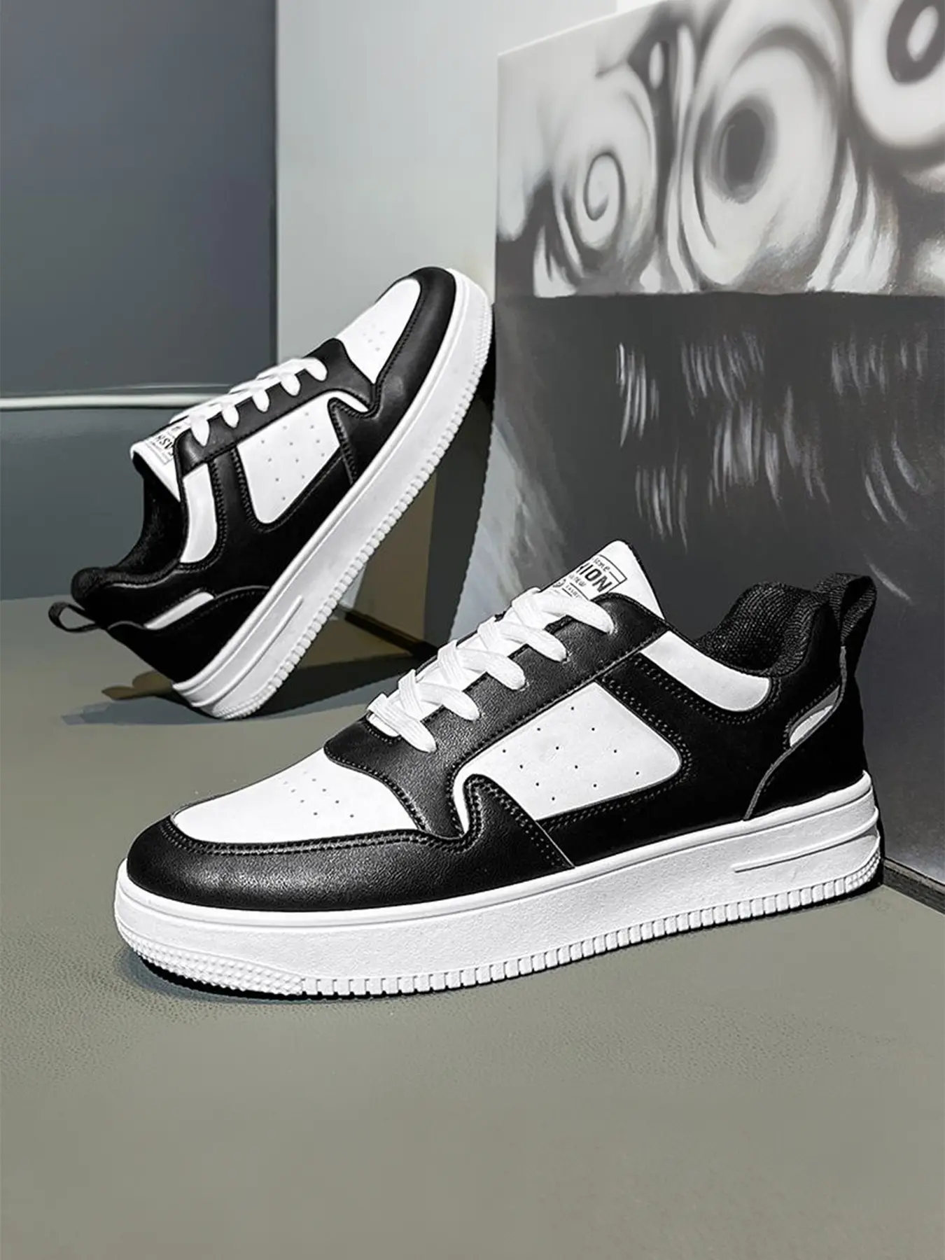 Men's New Trendy Casual Sports Shoes, Fashionable Board Sneakers for Daily Wear, Comfortable and Stylish Running Trainers, Athletic Running Shoes, Walking Running Shoes, Fitness Running Shoes, Sporty Running Shoes, Running Sports Footwear