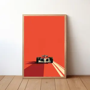 Formula One Racing Poster Vintage F1 Grand Prix Car Art F1-29