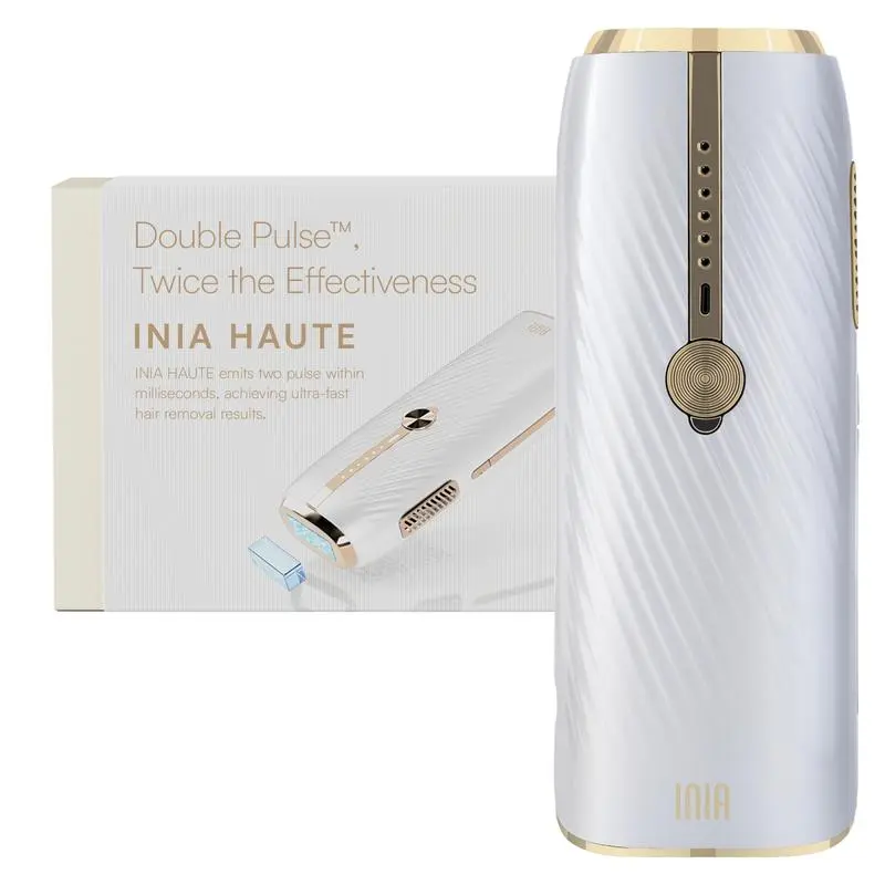 INIA HAUTE Double-Pulse IPL Laser Hair Removal Device, FDA Cleared, 2-Year Warranty, Perfect Gift Season Pick INIA HAUTE Double-Pulse IPL Laser Hair Removal Device, FDA Cleared, 2-Year Warranty, Perfect Gift Season Pick