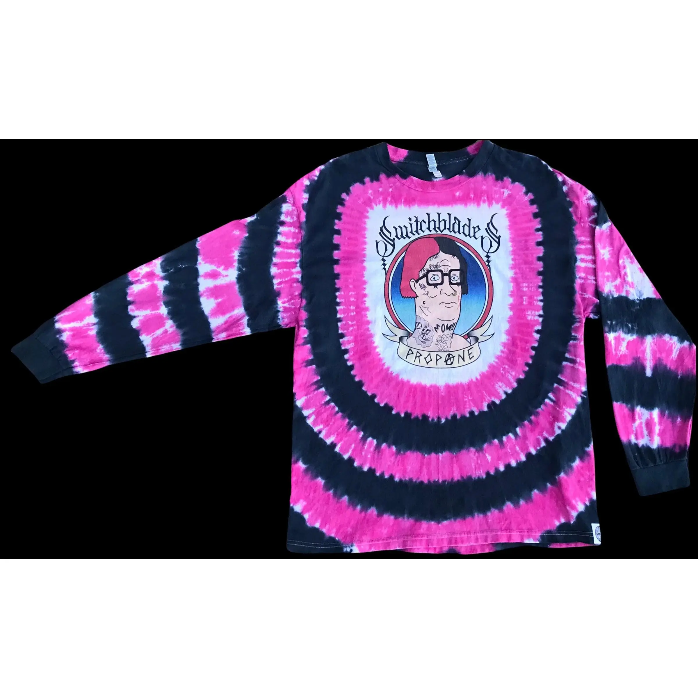 Goth Boi Hank Tie Dyed Long Sleeve Shirt