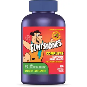 Chewable Kids Vitamins Complete Multivitamin for Kids and Toddlers with Iron Calcium Vitamin C Vitamin D & More 180ct Daily Immune Support Growth Development Energy Wellness Chewable Children’s Supplement