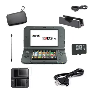 New 3DS XL, Black Premium Bundle (Renewed) Case, Protection, Charger, SD Card Console