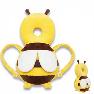 Cute Bee-Shaped Baby Head Protection Pillow — Breathable Head Cushion for Infants & Toddlers — An Essential for Babies on the Go-Breathable Safety Head Protective Pad, Compact Baby Walking Headrest Pillow, Newborn Baby Travel Essentials Dinosaur