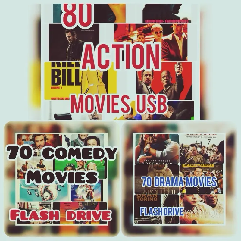 Movie 3 pack 128g USBs