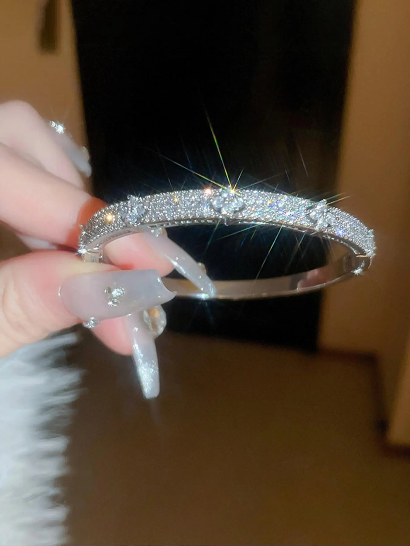 Elegant Zircon Bracelet for Women, Floral Design Casual Jewelry, Perfect for Daily Wear and Parties, Ideal Gift Choice