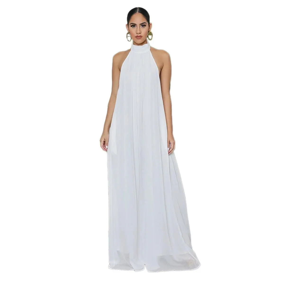 Sophie - Chiffon Is Nice Backless Jumpsuit