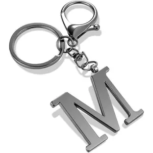 Gold Letter A–Z Keychain for Women — Bag Charms, Purse Charms, Alphabet Initial Letter Keychain for Handbags