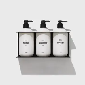 Triple Wall-Mounted Bottle Holder (No Pumps)