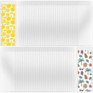 100 Pack Bookmark Sleeves Clear, Plastic Bookmark Holders Bulk, Blank Cover for Photo Booth, Reading and Office Use, 6.3 x 2.36 Inches