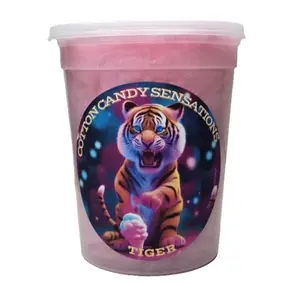 Tiger Gourmet Cotton Candy - Cotton Candy Sensations 200+ Flavors - Watermelon, Strawberry and Coconut