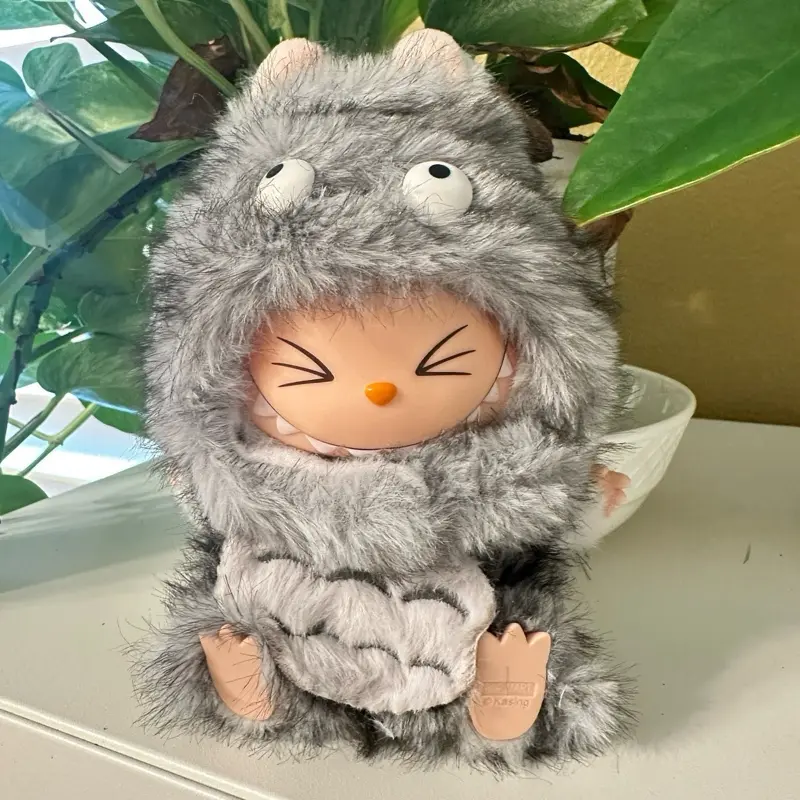 2-piece set Adorable Totoro - Inspired Plush Doll Outfit