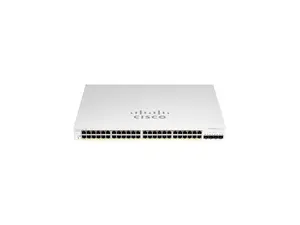 CISCO DESIGNED Business CBS220-48P-4G Smart Switch | 48 Port GE | PoE | 4x1G SFP | 3-Year Limited Hardware Warranty (CBS220-48P-4G-NA)