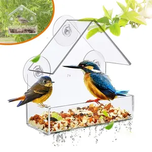 Small Outdoor Bird Feeder, 1pcs Portable Bird Feeding Station, Diverse Bird-Friendly Design, Perfect for Feeding Birds Outdoors, Easy to Install, Wild Bird Feeder