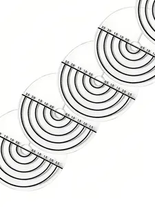 Hair Extensions Heat Shield Heat Protection Single Hole Design Circular Clear Scalp Protector Heat Resistant Pad Fusion Keratin Hair Extension Tool Salon Quality Heat Guard Accessory