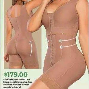 La Magnífica Faja Colombia 7141 Cocoa - Versatile Faire De Arena Suit in Cocoa Color with Adjustable