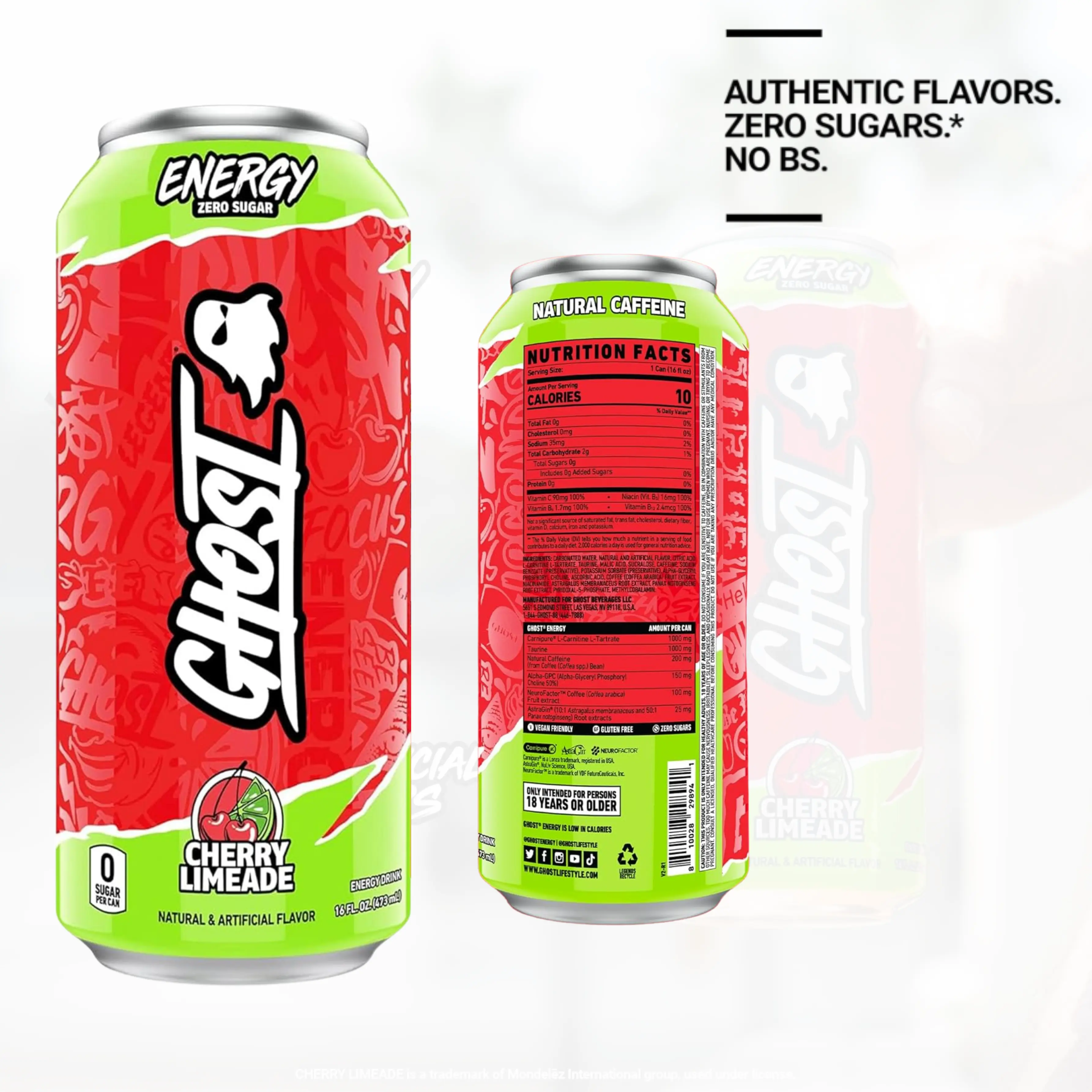 ghost l carnitine Energy Drink Beverage, 16oz Cans (6-Pack), 200mg Natural Caffeine, L-Carnitine, Taurine, 0 Sugar, Gluten-Free, Vegan, for Adults (Flavour Choice autoship0 Quantity:60 Count Replying to @happysmilingjoy TARA