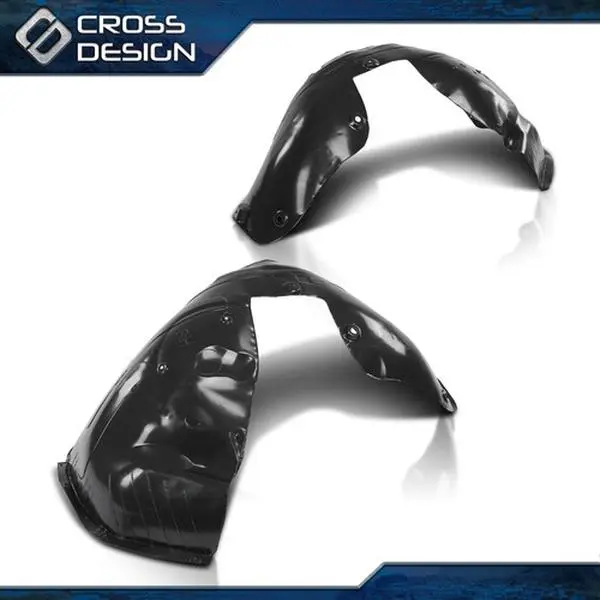 CROSSDESIGN 2-Pc Plastic Front Fender  Set, Fits Honda HR-V 2019-2022, Driver & Passenger Side