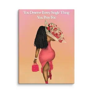 DESERVE Canvas Print