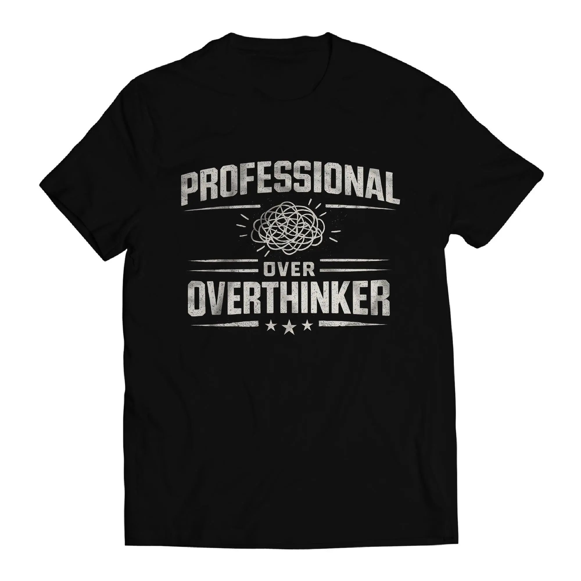 Professional Overthinker Shirt, Funny Overthinking T-Shirt, Anxiety Humor Tee, Introvert Gift, Mental Health Humor Shirt, Relatable Graphic Tee
