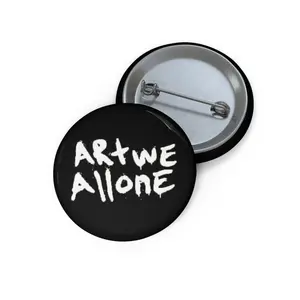 ARTWEAllonE Graffiti Pin Buttons - Full Color Glossy Finish, Durable Safety Pin, Vibrant Artistic Accessories for Artists & Creatives