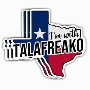 I'm with Talafreako James Talarico Waterproof Vinyl Sticker Texas Senate Political Activist Social Justice Decal SPJ
