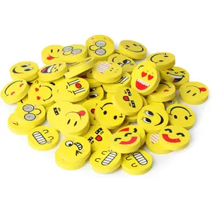 - Erasers, Pack of 64, Smiley Eraser, cil Erasers, Erasers for , School Supplies, Mini Eraser cil for Students