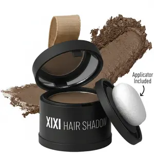 Hairline Shadow Powder with Power Puff & Mirror, 1 Count Natural Look Hairline Filling Powder, Professional Hair Styling Product for Women & Girls