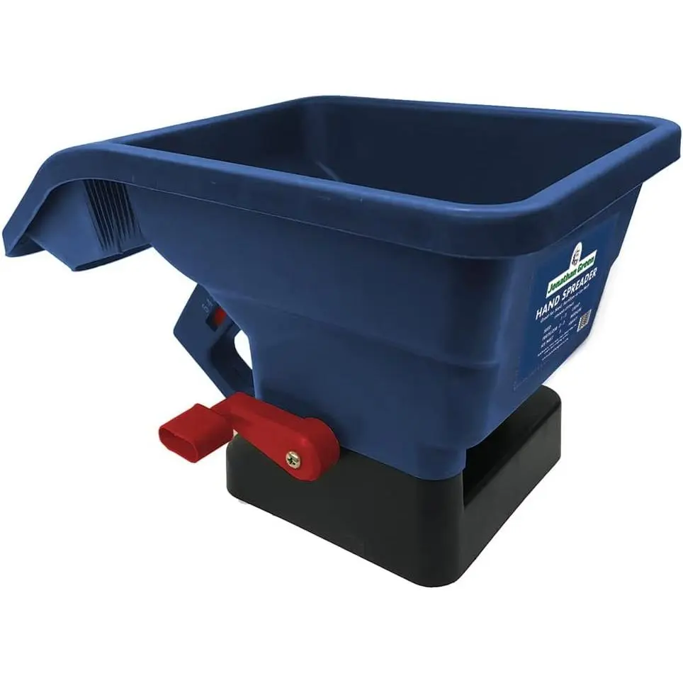 10947 New Lawn Hand Broadcast Blue Ergonomic Handle for 500 Sq Ft Coverage Grass Seed Fertilizer