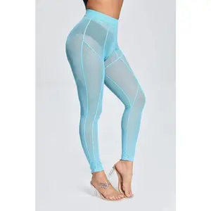 Stitched Mesh Leggings