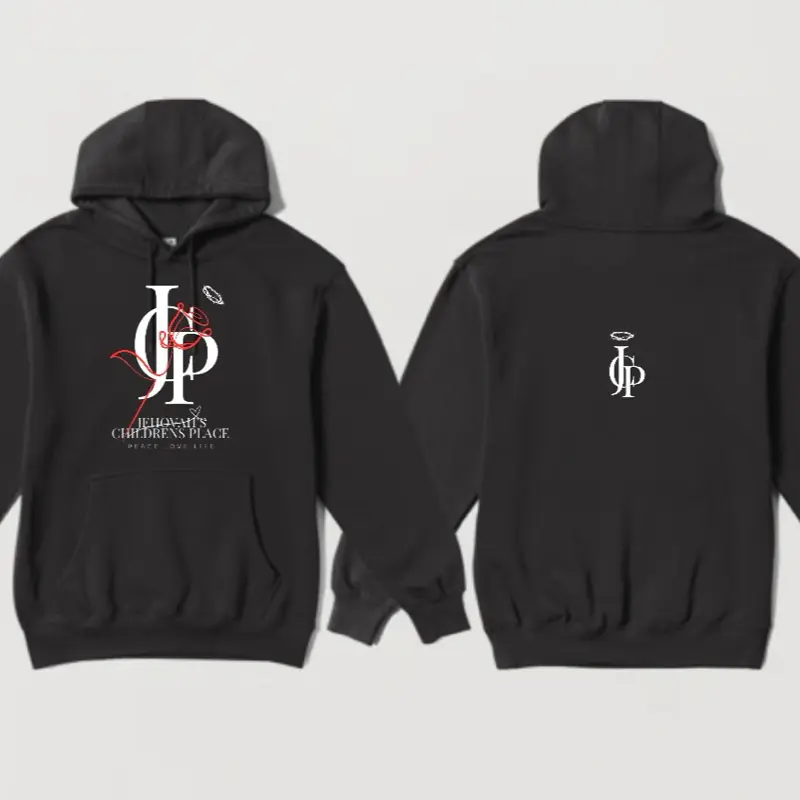 JCP “God of Armies” I AM A CHILDREN'S WARRIOR Hooded Sweatshirt with Graphic Design