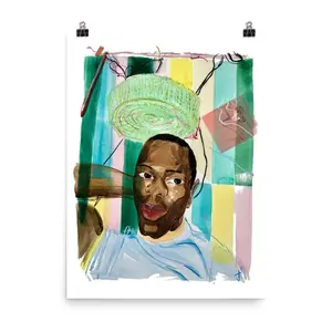 The Artist Matte Decor Poster for Wall Decoration