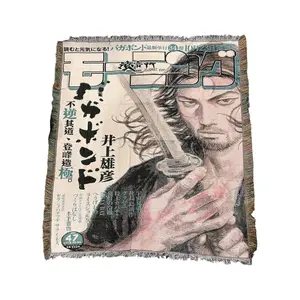 Vagabond Manga Cover 1 - Classic Japanese Comics musashi 50x60 in cotton tapestry