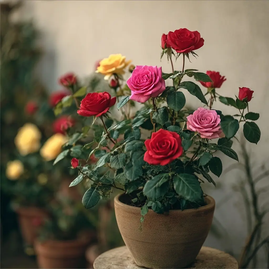 300 Rare Multicolor Rainbow Climbing Rose Natural Flower Seeds, Adaptable Perennial Vines for Full Sun Outdoor Fences, Orange Garden Decor, Potted Landscaping, Grow Flowers Bag Compatible