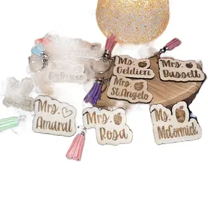 Custom last name keychains