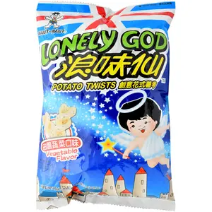 Want Want Lonely God Potato Twists Vegetable Flavor Crispy Snack Crunchy