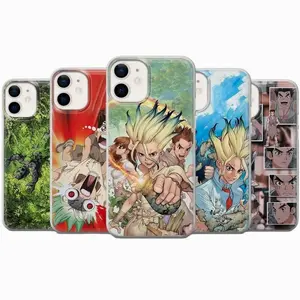 Dr Stone Phone Case Chrome Senku Cover for iPhone, Compatible with iPhone 11, 12, 13, 14, 15, 16, 17 & Samsung S22 S23 S24 S25 – check our available sizes