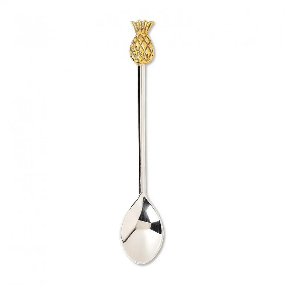 MDR Trading AB-36-WELCOME-SPOON-Q01 5 in. Pineapple Small Spoon,