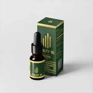 Vitality Oil  Boosting Formula for Men 10 ml Nourishing Jojoba Ginseng Sandalwood Body Care Gift
