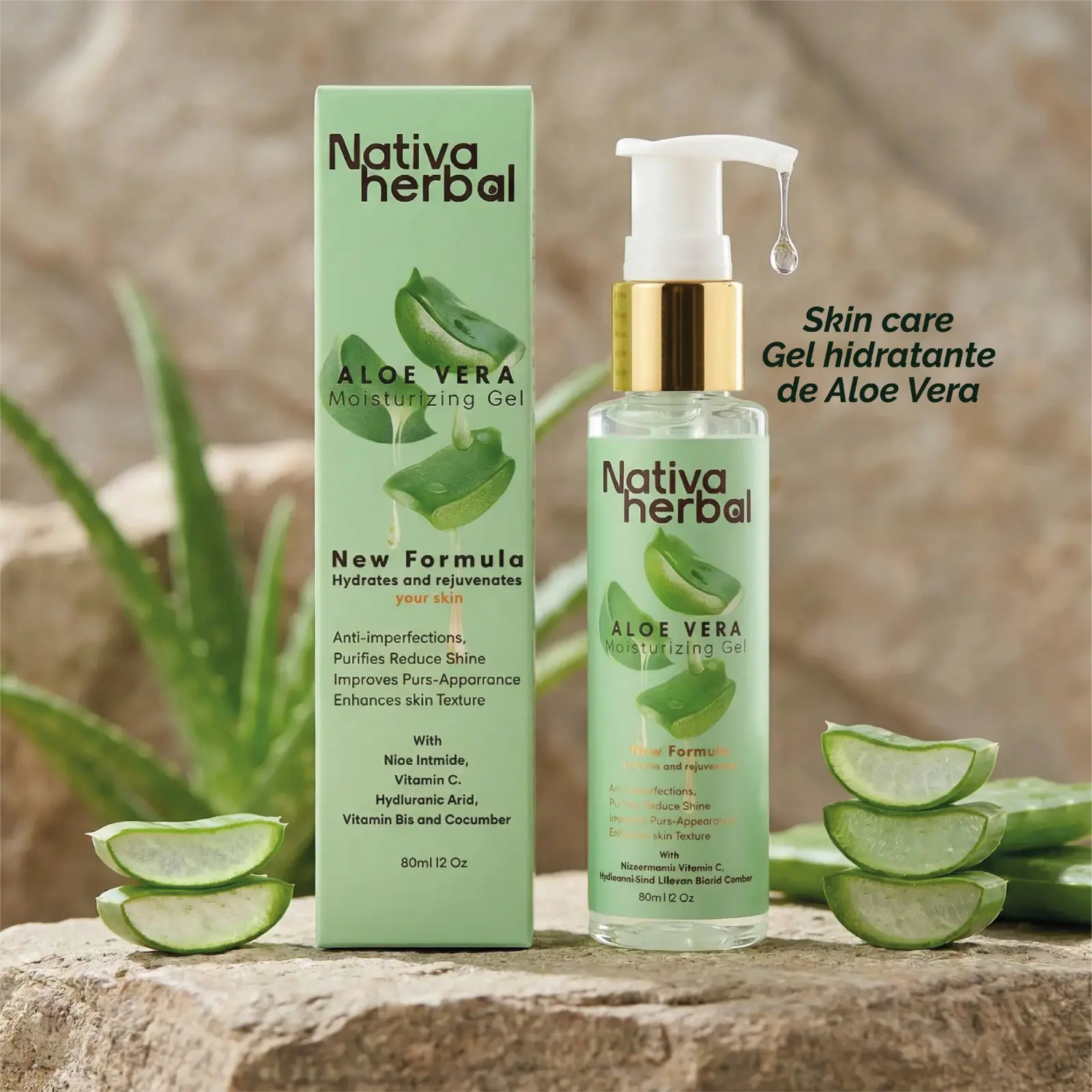 crema aloe vera viso Crema Viso Aloe Anti-rughe Effetto Filler main image 0
