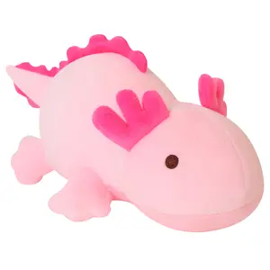 Weighted Axolotl Plush Toy, Salamander Stuffed Animals Cute Axolotl Plush Pillow, Kawaii Weighted Stuffed Animals Gifts for Girls & Boys Age 3-12