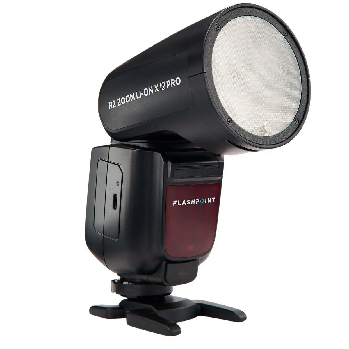 Durable Flashpoint Zoom Li-Ion X PRO R2 TTL Round Wireless Camera Flash for Olympus/Panasonic, Godox V1Pro O Camera Accessories (No Sub Flash)