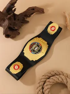 Wrestling Model Gladiator Belt, Electroplated Gold Boxing Competition Belt, Dual Martial Arts Fighting Belt