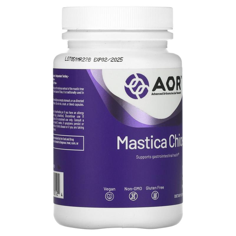 Advanced Orthomolecular Research AOR Mastica Chios, 400 mg , 120 Capsules