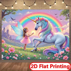 2D Flat Printed Polyester Banner Backdrop for Bridal Showers & Bachelorette Parties