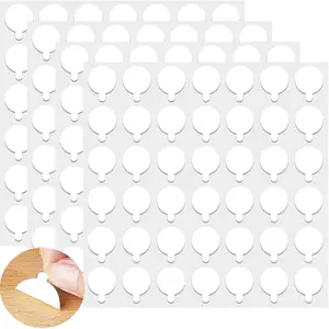 Clear Easy Peel Sticky Tack Dots Double Sided Mounting Putty Glue Gel for Action Figures Wall Hanging Crafts Balloons Poster Decorations