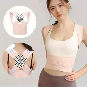 Unisex posture corrector belt, yoga training belt, suitable for school sports, for students returning to school to correct posture, maintain upright posture, and shape the waist.
