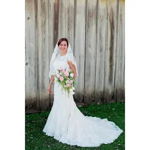 Full Lace Trumpet Wedding Dress | Kim