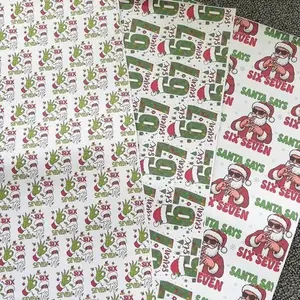 Six Seven Wrapping Paper Christmas Wrapping Paper Holiday Gift Wrap Meme Paper for Friendsmas Gag Gifts Perfect for Festive Gifting